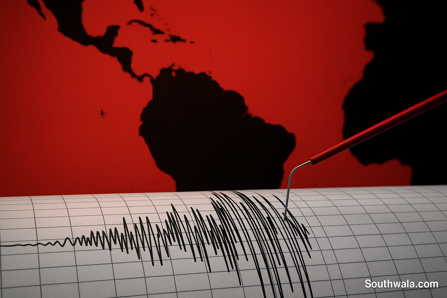 Magnitude 7.5 Earthquake Hits Between South America and Antarctica