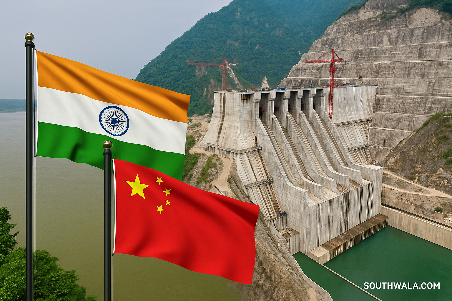 India and China building dams