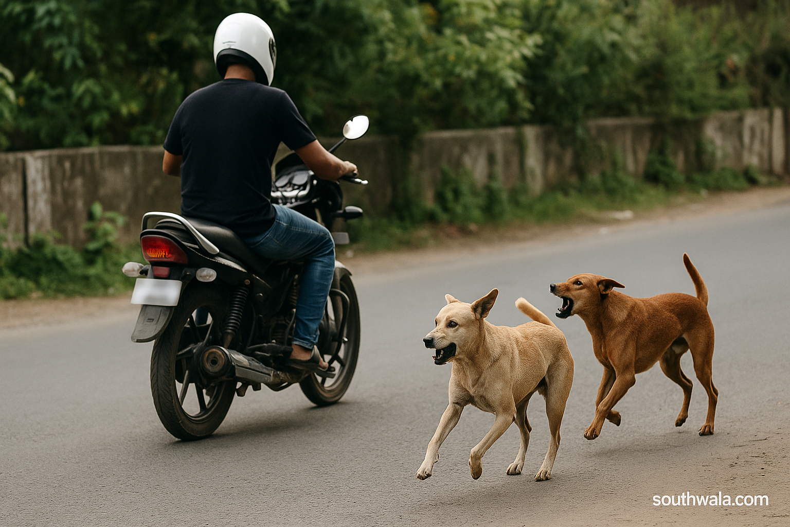 street dogs chase bikes, animal news, pet news