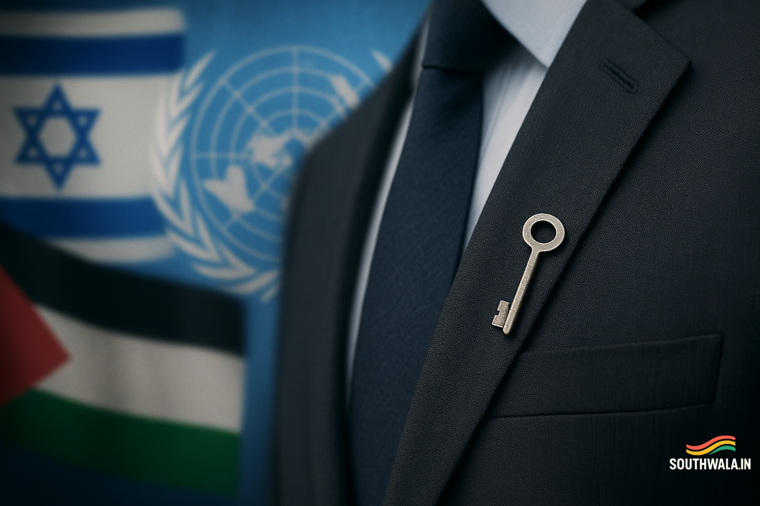 Israel Criticizes Mahmoud Abbas for Wearing Key Pin Symbol at UN