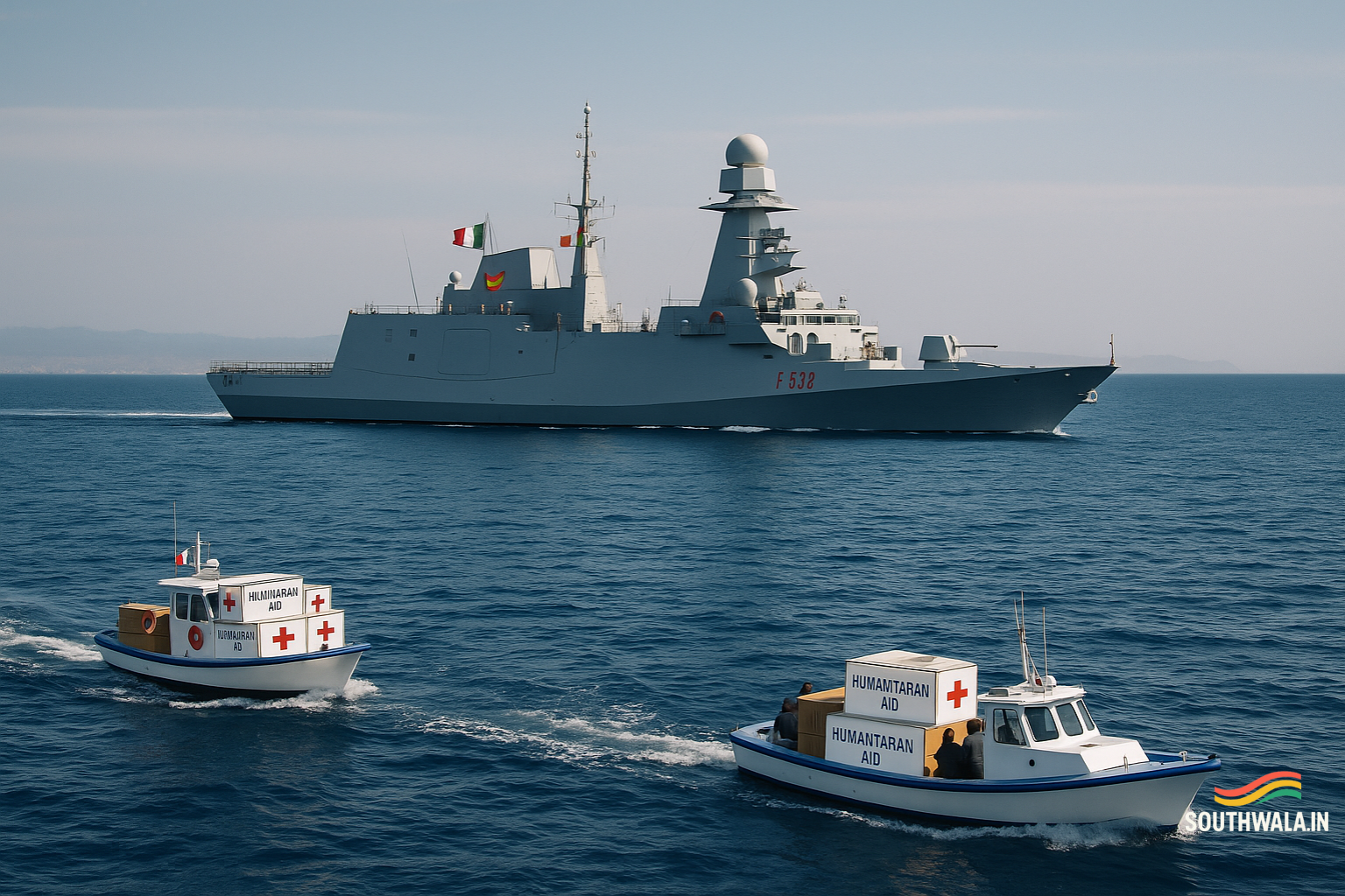 Italy and Spain Deploy Warships to Escort Gaza Aid Flotilla After Drone Attack