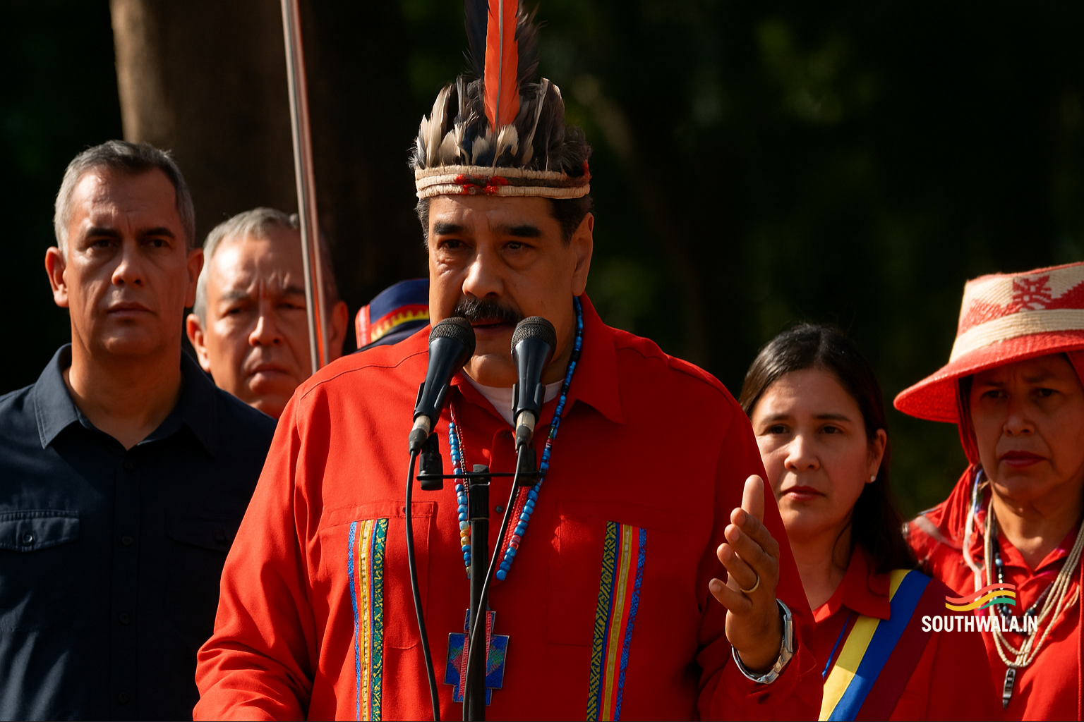 Maduro Leads Indigenous Resistance Rally After Machado Wins Nobel Peace Prize
