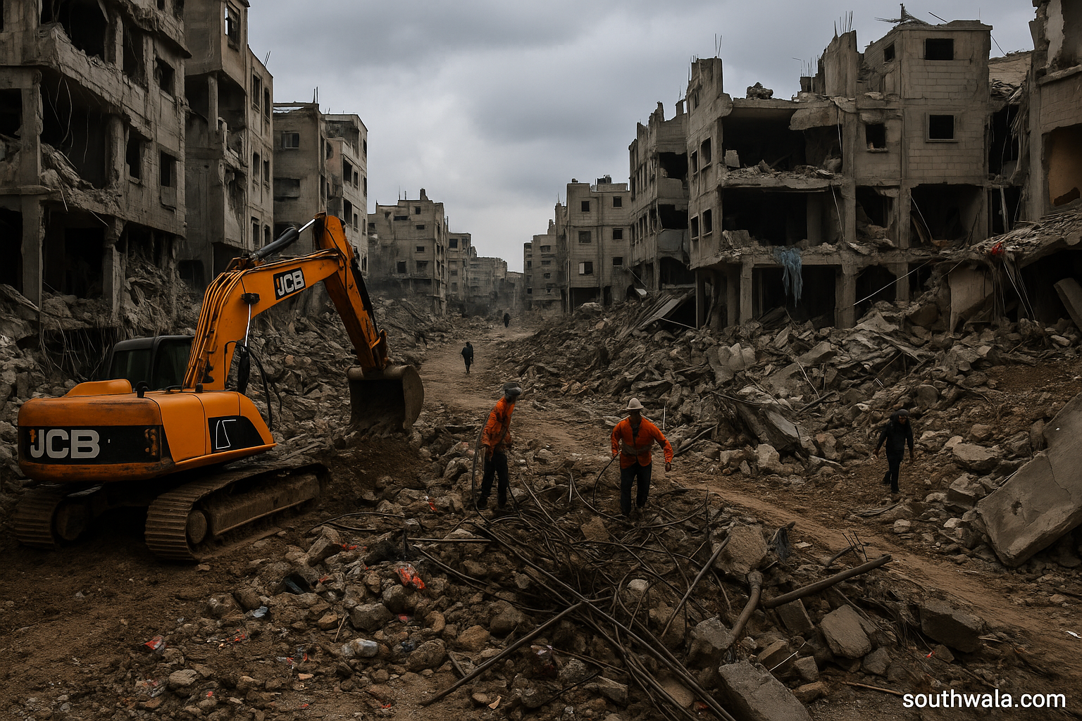 Khan Younis Municipality Reports 85% Destruction, 400,000 Tons of Rubble Left Behind